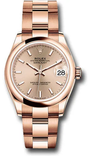 Rolex Everose Gold Datejust 31 Watch 278245 rsio