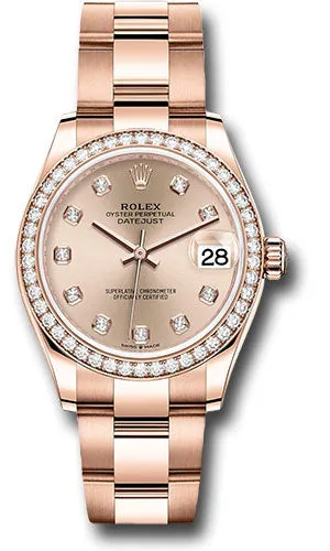Rolex Everose Gold Datejust 31 Watch 278285RBR rsdo