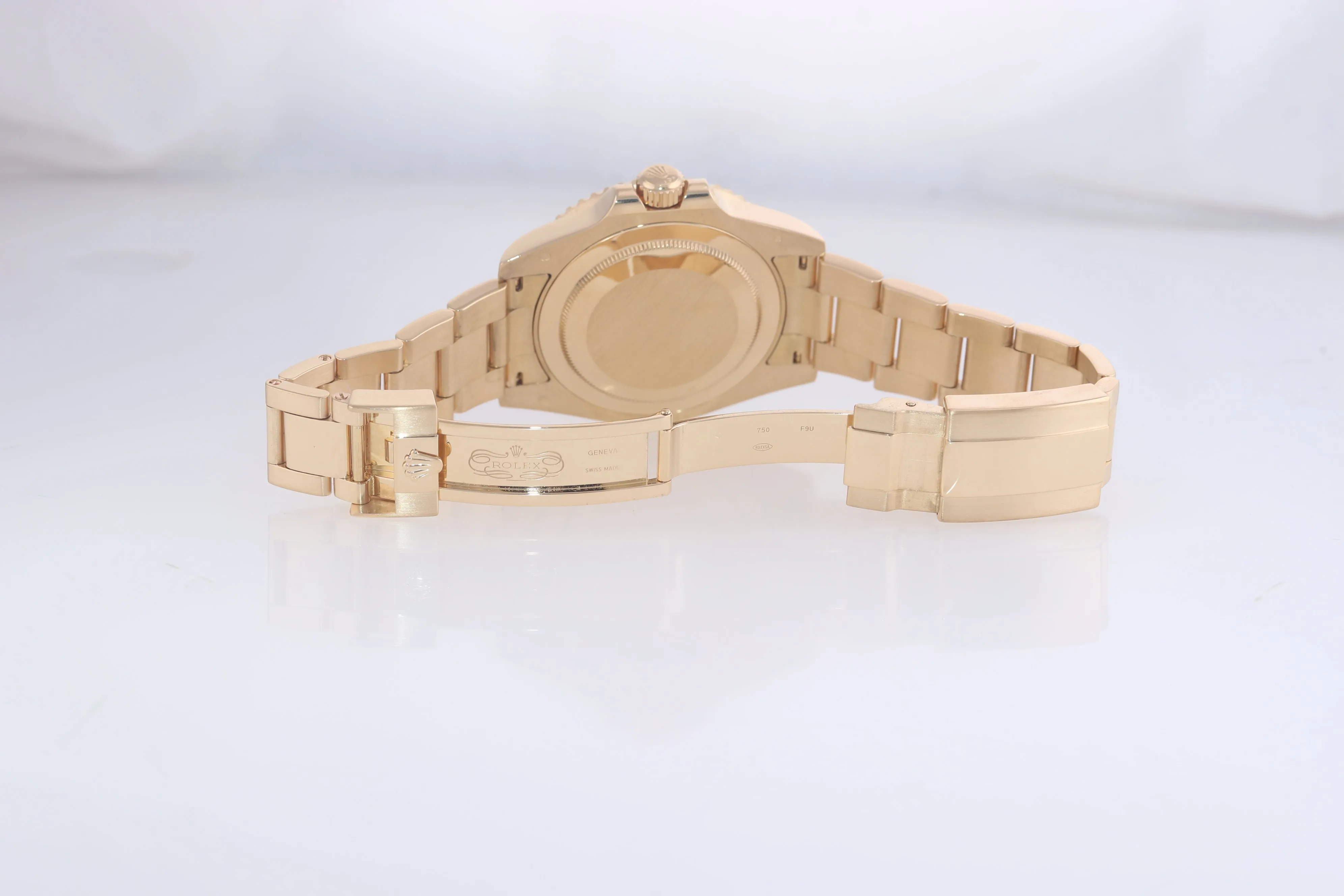 Rolex GMT-Master 2 Ceramic Green Dial 116718 Yellow Gold 40mm Watch Box
