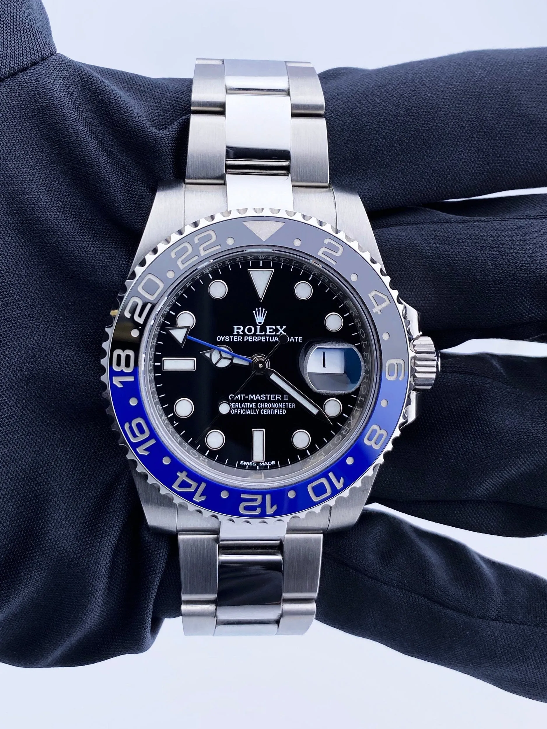 Rolex GMT-Master II 116710BLNR "Batman" Mens Watch Box Papers