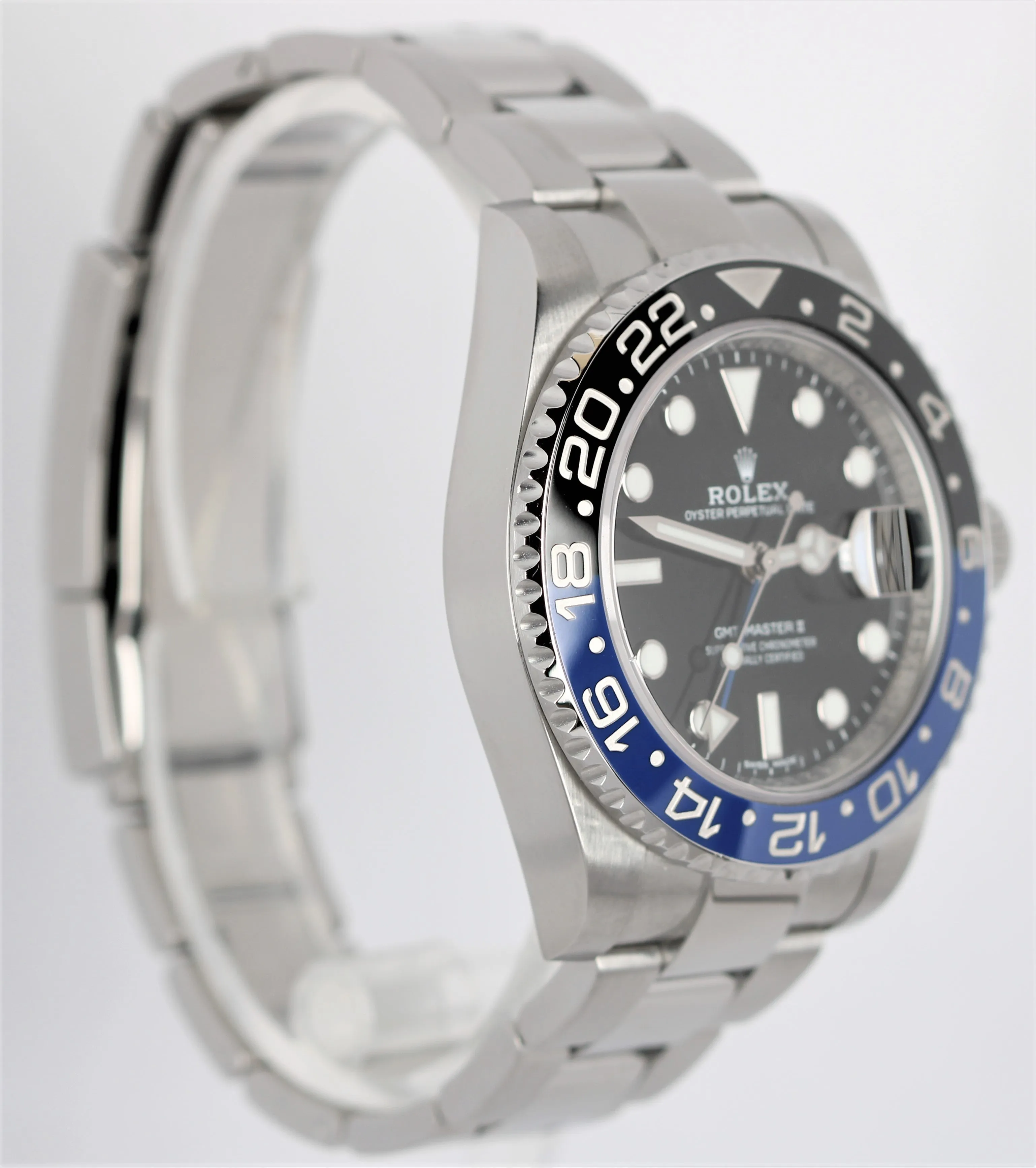 Rolex GMT-Master II Batman Blue Black Ceramic Stainless 40mm 116710BLNR Watch