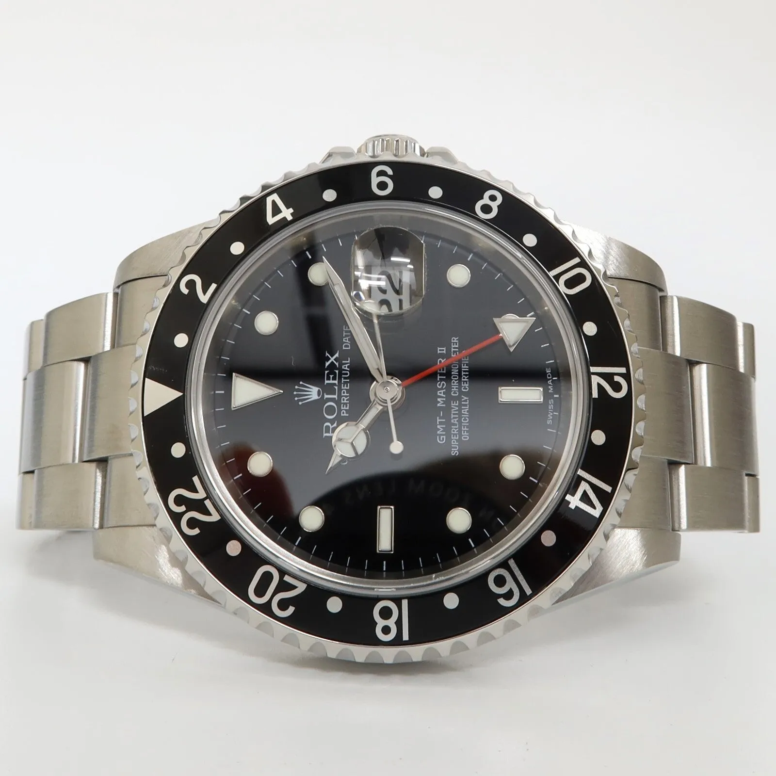 Rolex GMT-Master II Black Dial Stainless Steel 2007 Oyster Automatic 40MM 16710