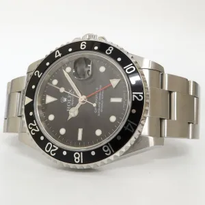 Rolex GMT-Master II Black Dial Stainless Steel 2007 Oyster Automatic 40MM 16710