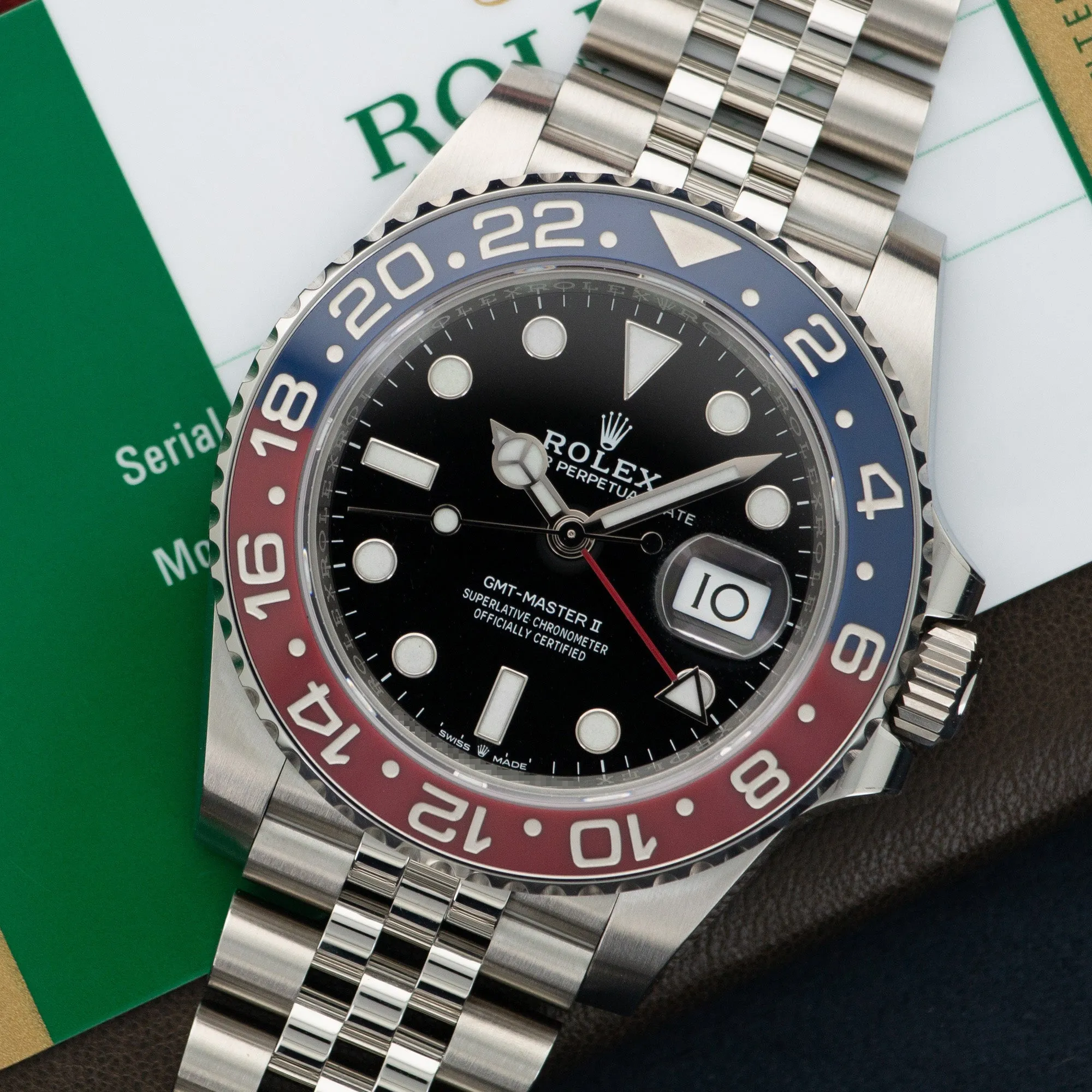Rolex GMT-Master II Ceramic Pepsi Watch Ref. 126710