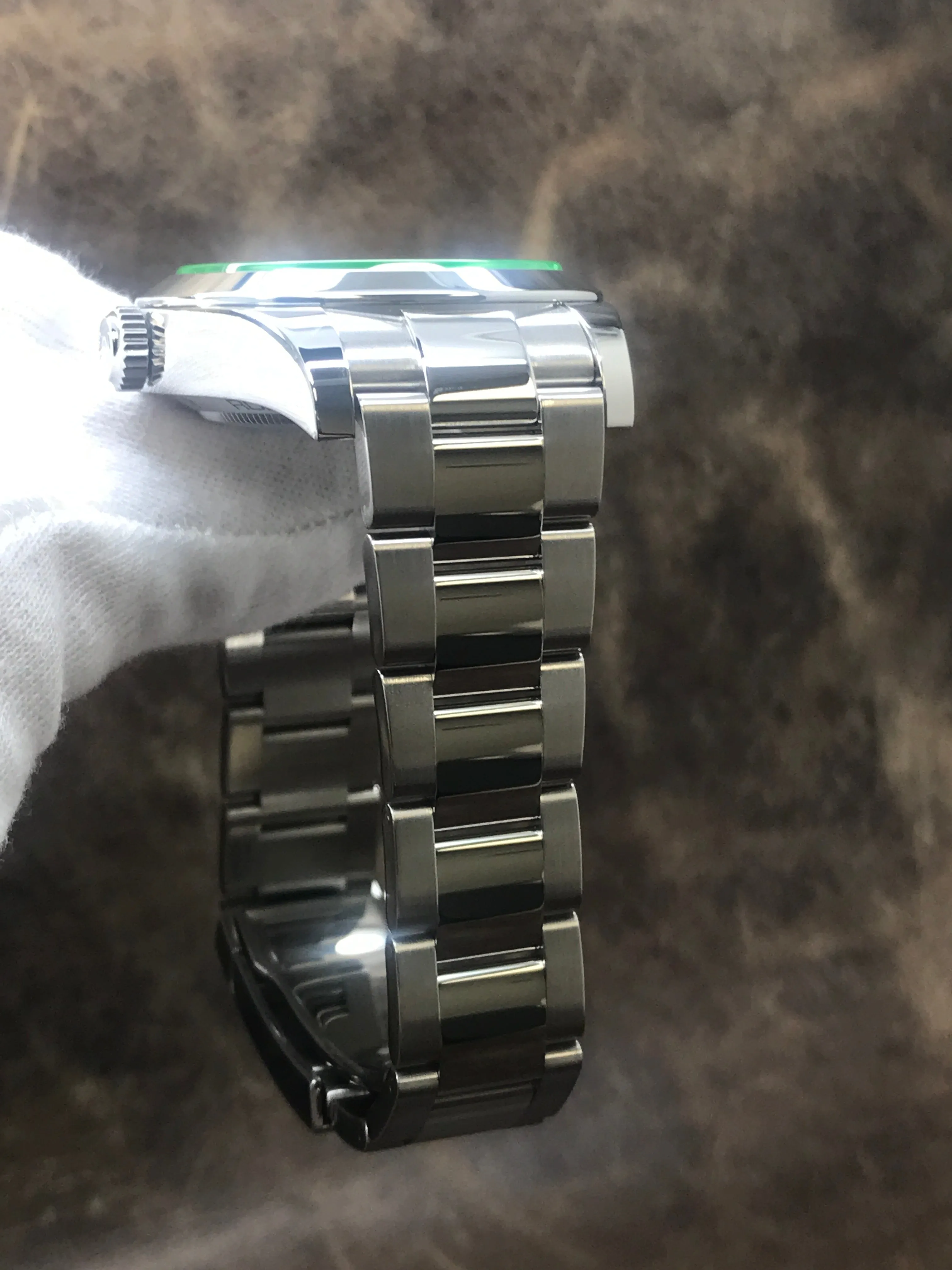 Rolex Green Milgauss Green 116400GV Black Dial Automatic Men's Watch