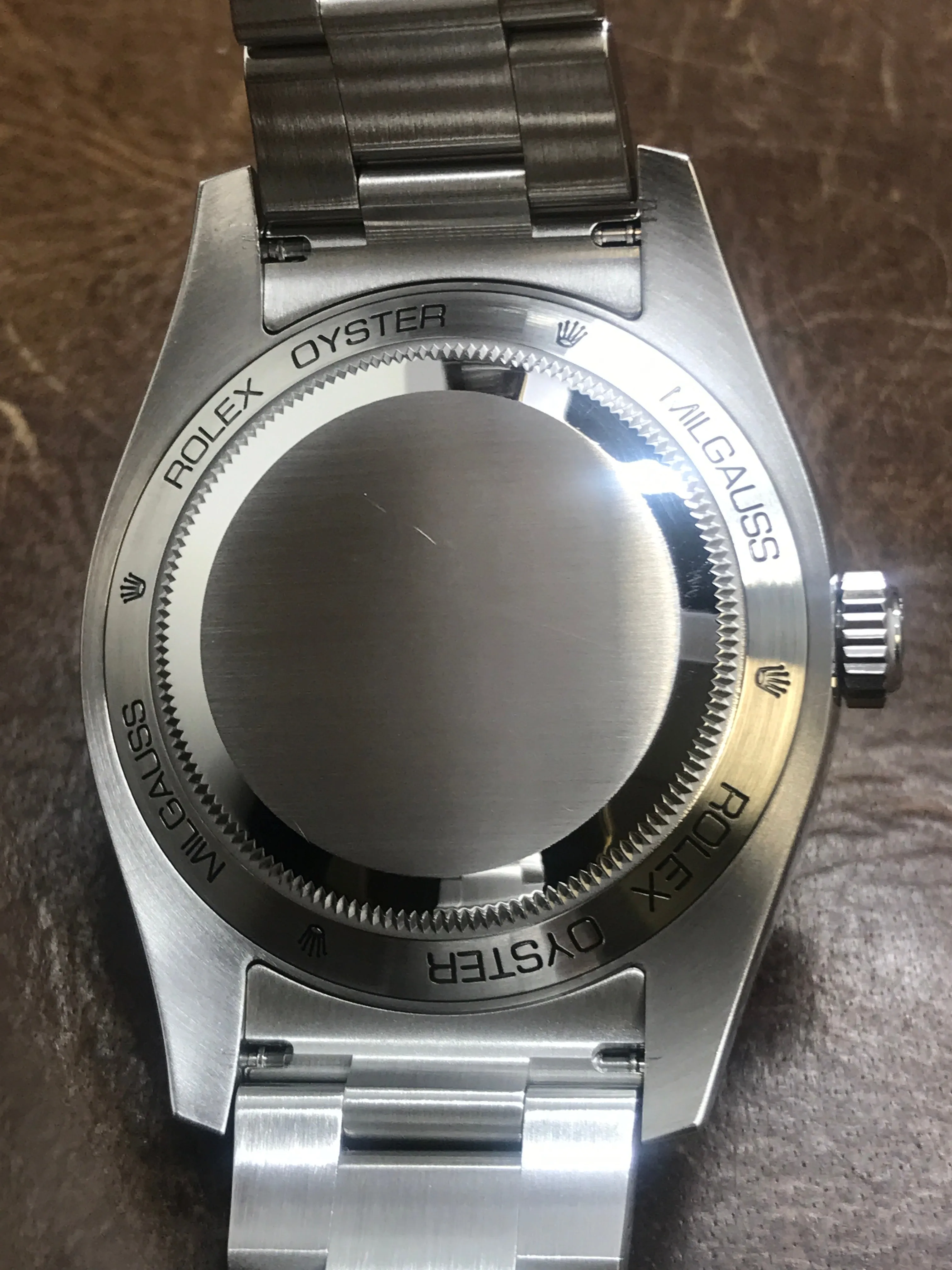 Rolex Green Milgauss Green 116400GV Black Dial Automatic Men's Watch