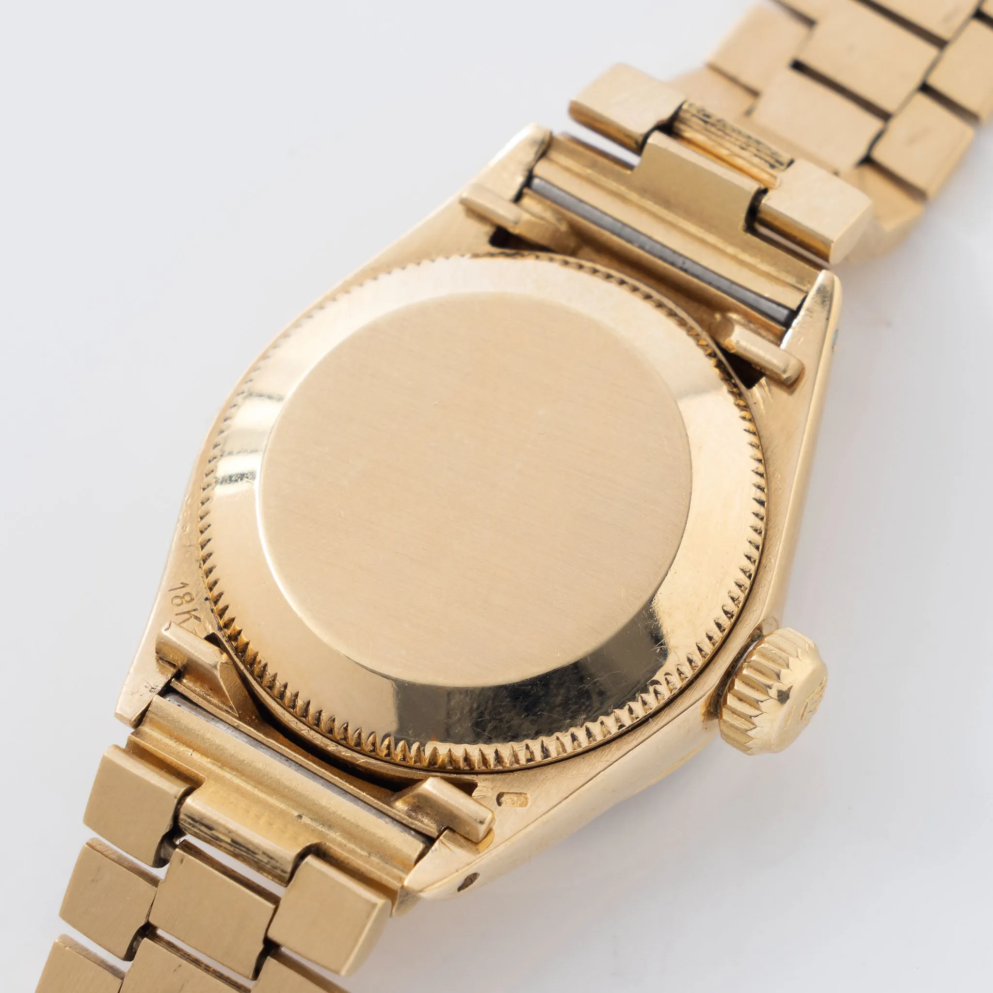 Rolex Ladies Datejust "Bark" Finish Wood Dial ref. 6527