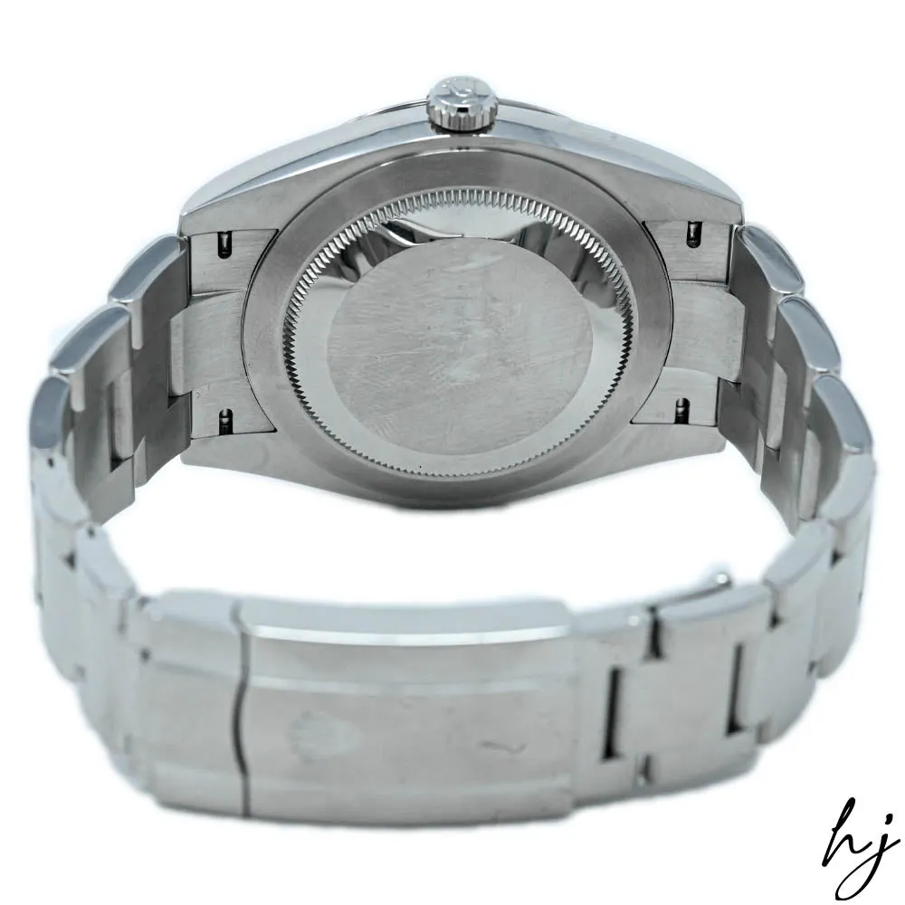 Rolex Men's Oyster Perpetual 41mm Blue Stick Dial Watch #: 124300