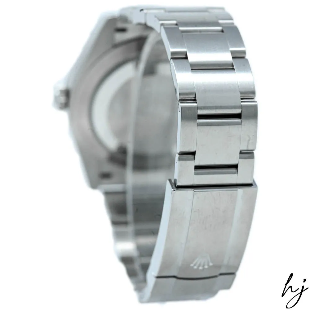 Rolex Men's Oyster Perpetual 41mm Blue Stick Dial Watch #: 124300