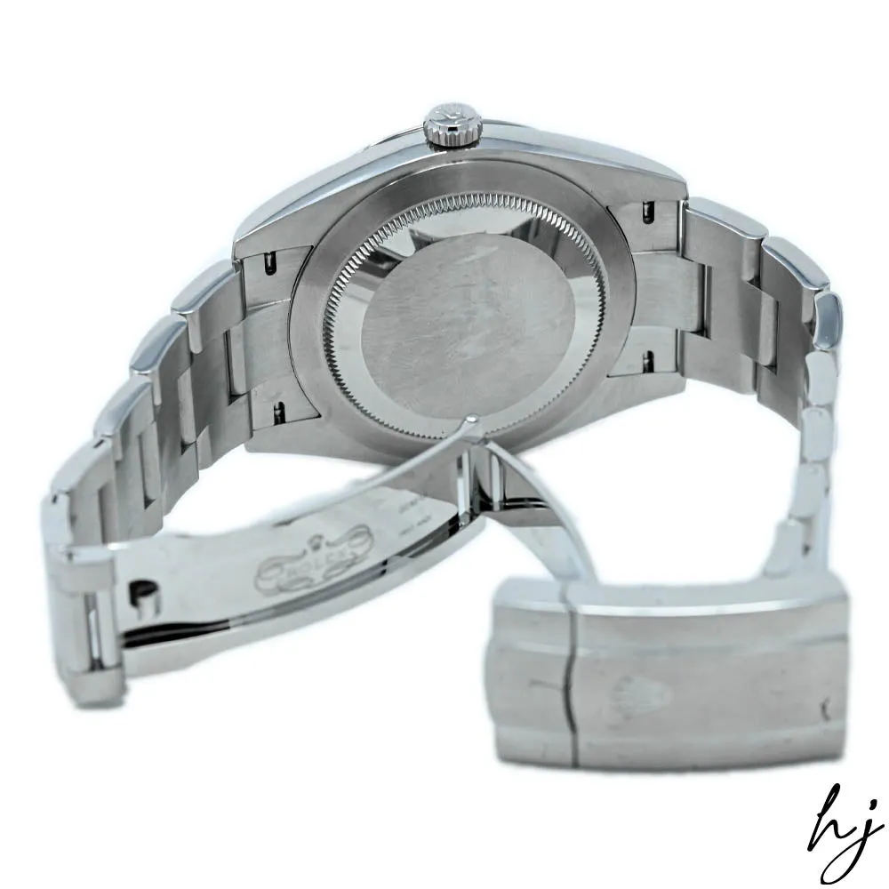 Rolex Men's Oyster Perpetual 41mm Blue Stick Dial Watch #: 124300