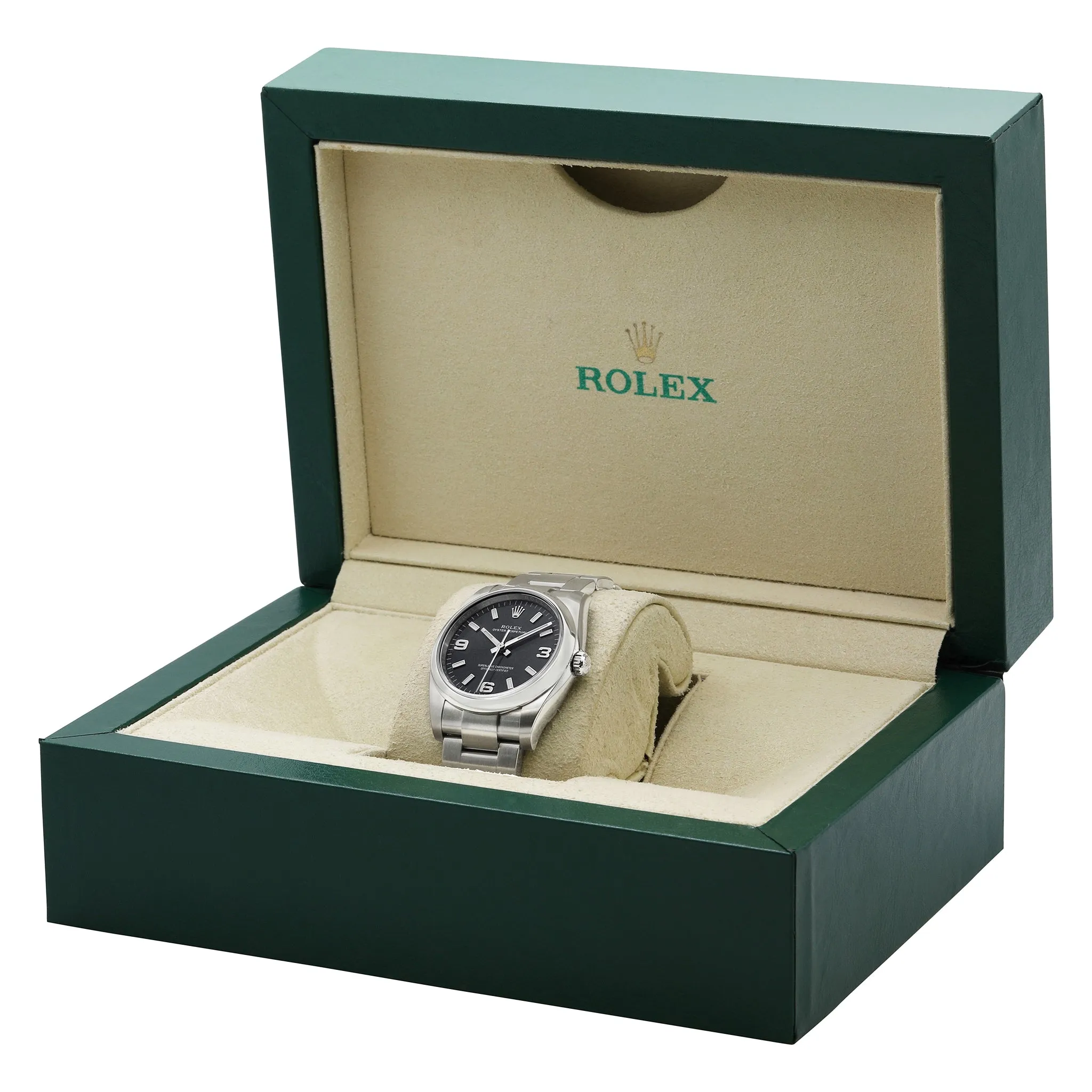 Rolex Oyster Perpetual 114200 Blue Dial Automatic Watch