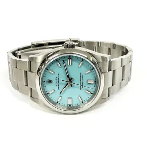 Rolex Oyster Perpetual 126000 Turquoise Dial May 2024