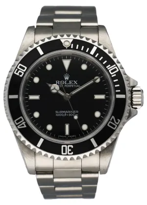Rolex Oyster Perpetual 14060M Submariner No Date Men's Watch