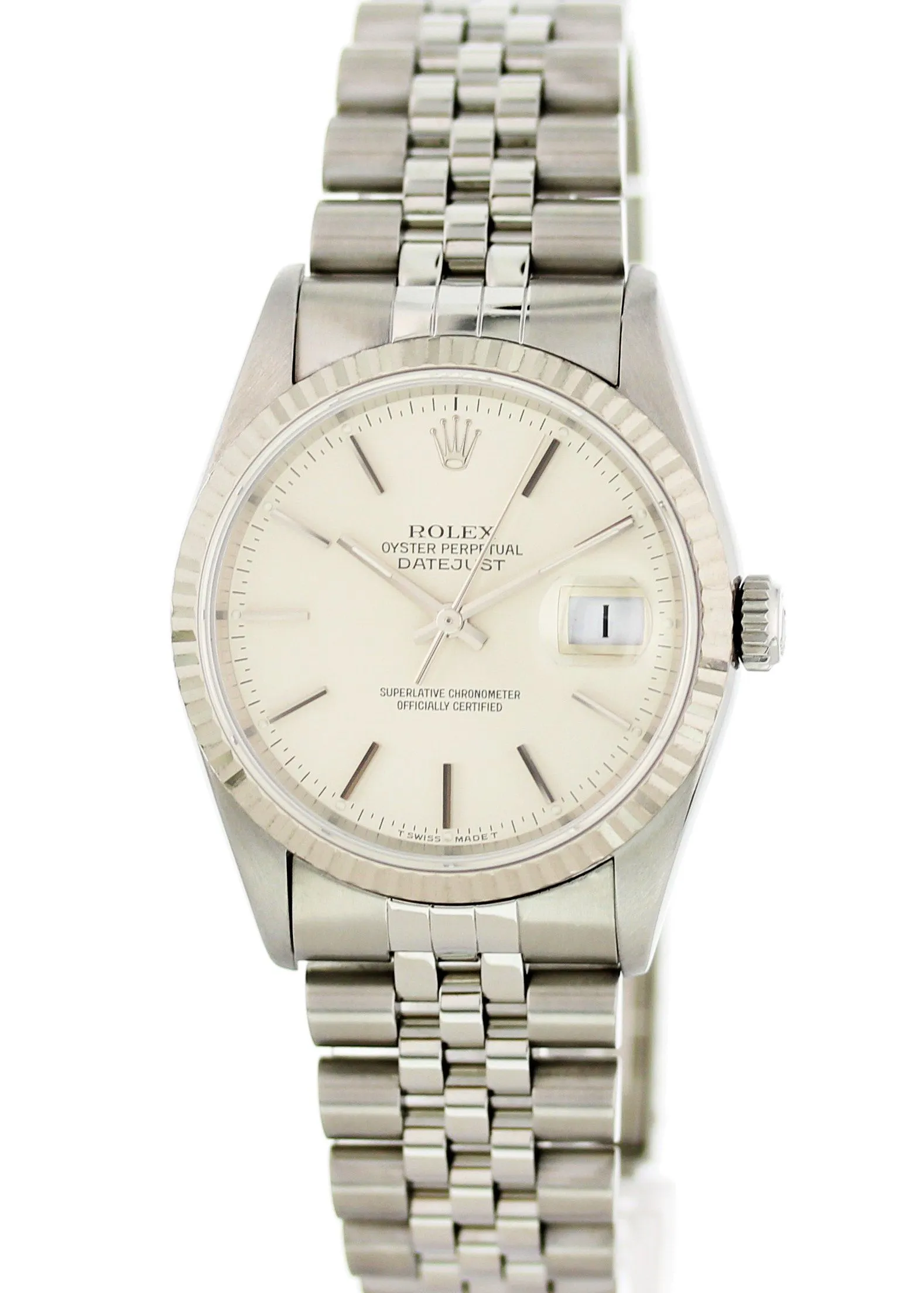 Rolex Oyster Perpetual Datejust 16234 Mens Watch