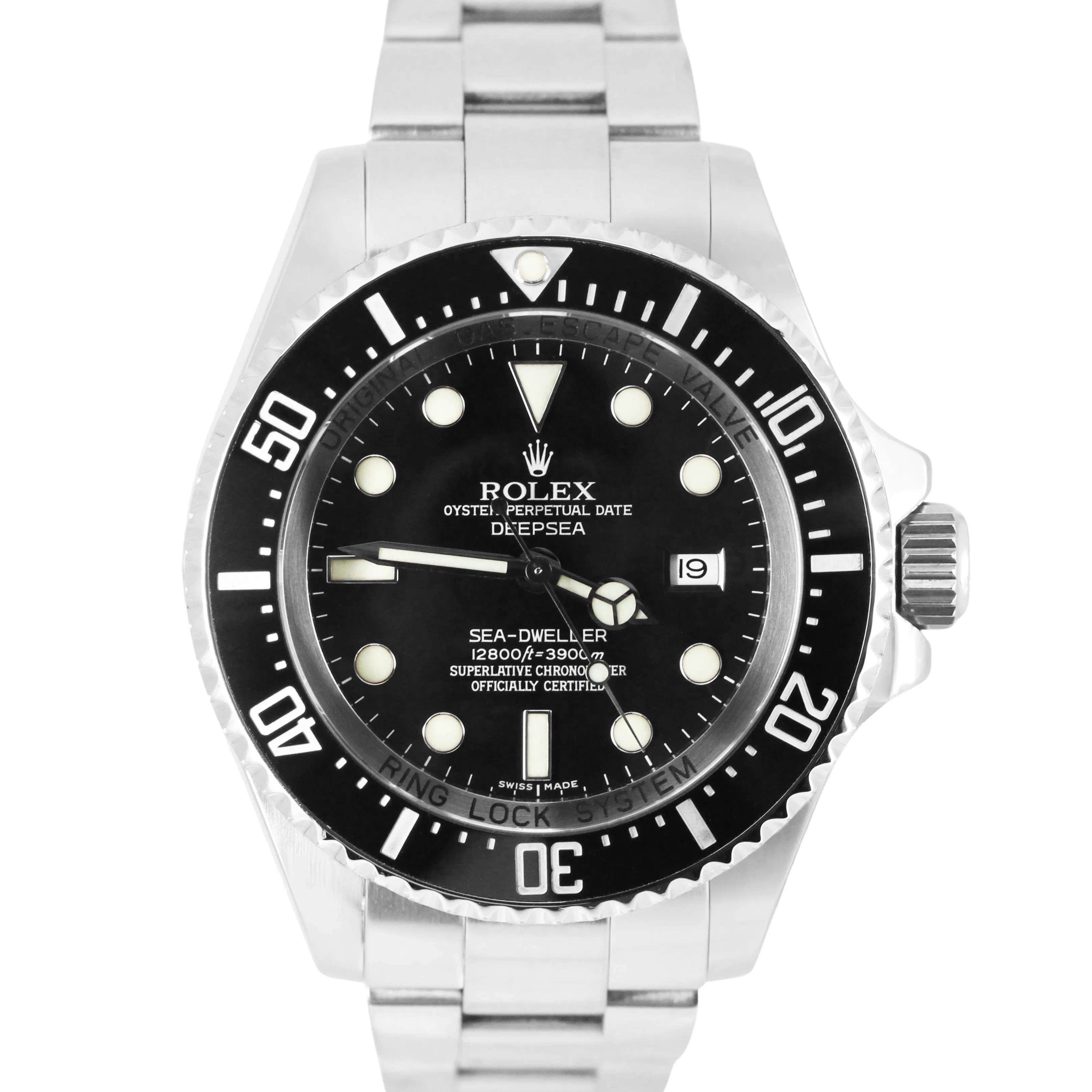 Rolex Sea-Dweller Deepsea PAPERS Stainless Steel Black 44mm 116660 Watch B P