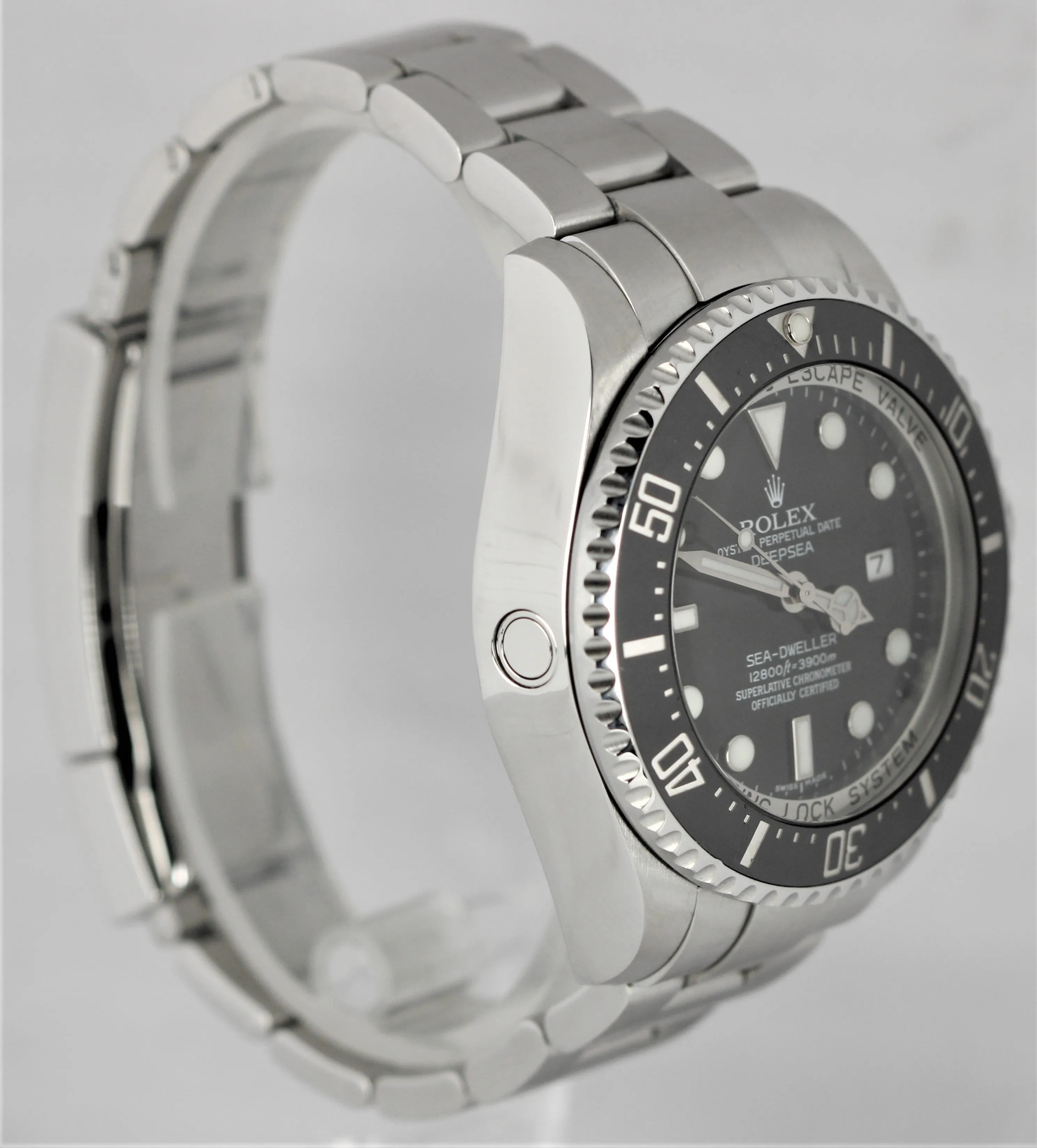 Rolex Sea-Dweller Deepsea Stainless Steel Black 44mm Ceramic Watch 116660 B P