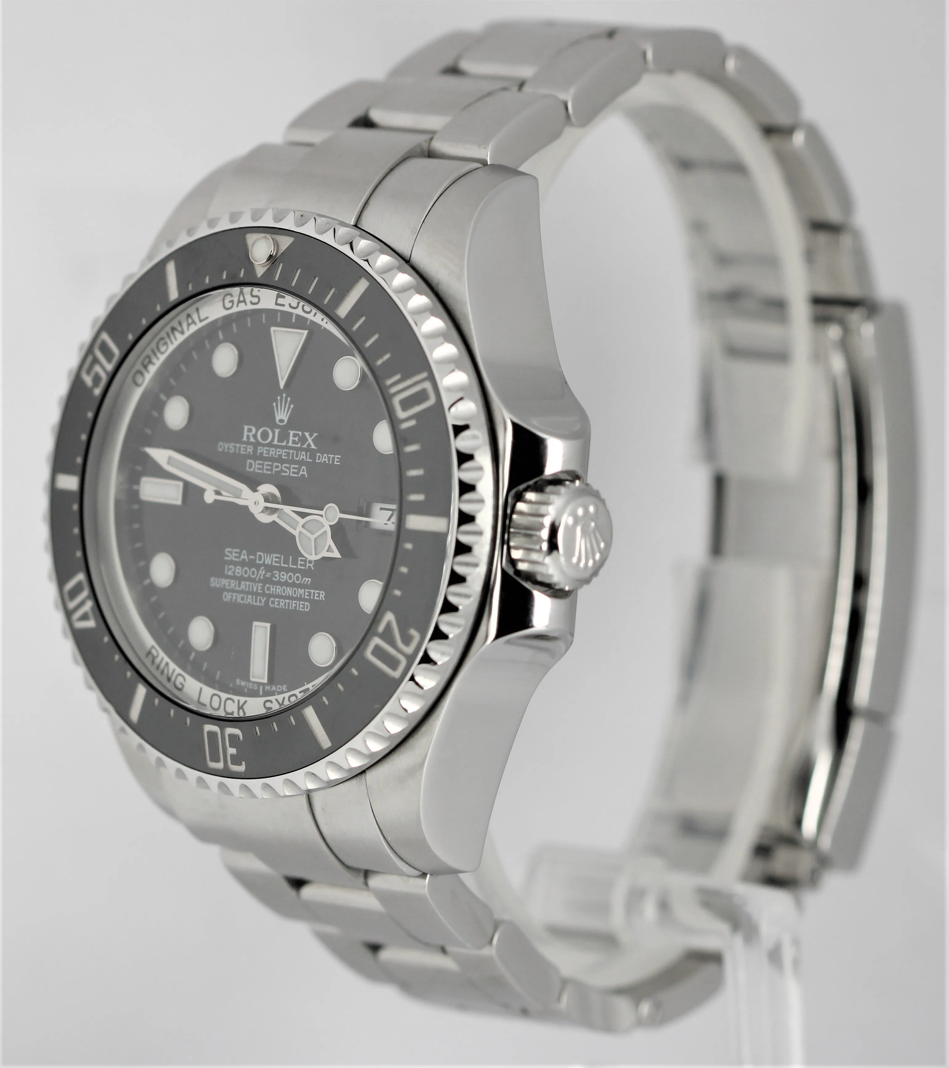 Rolex Sea-Dweller Deepsea Stainless Steel Black 44mm Ceramic Watch 116660 B P
