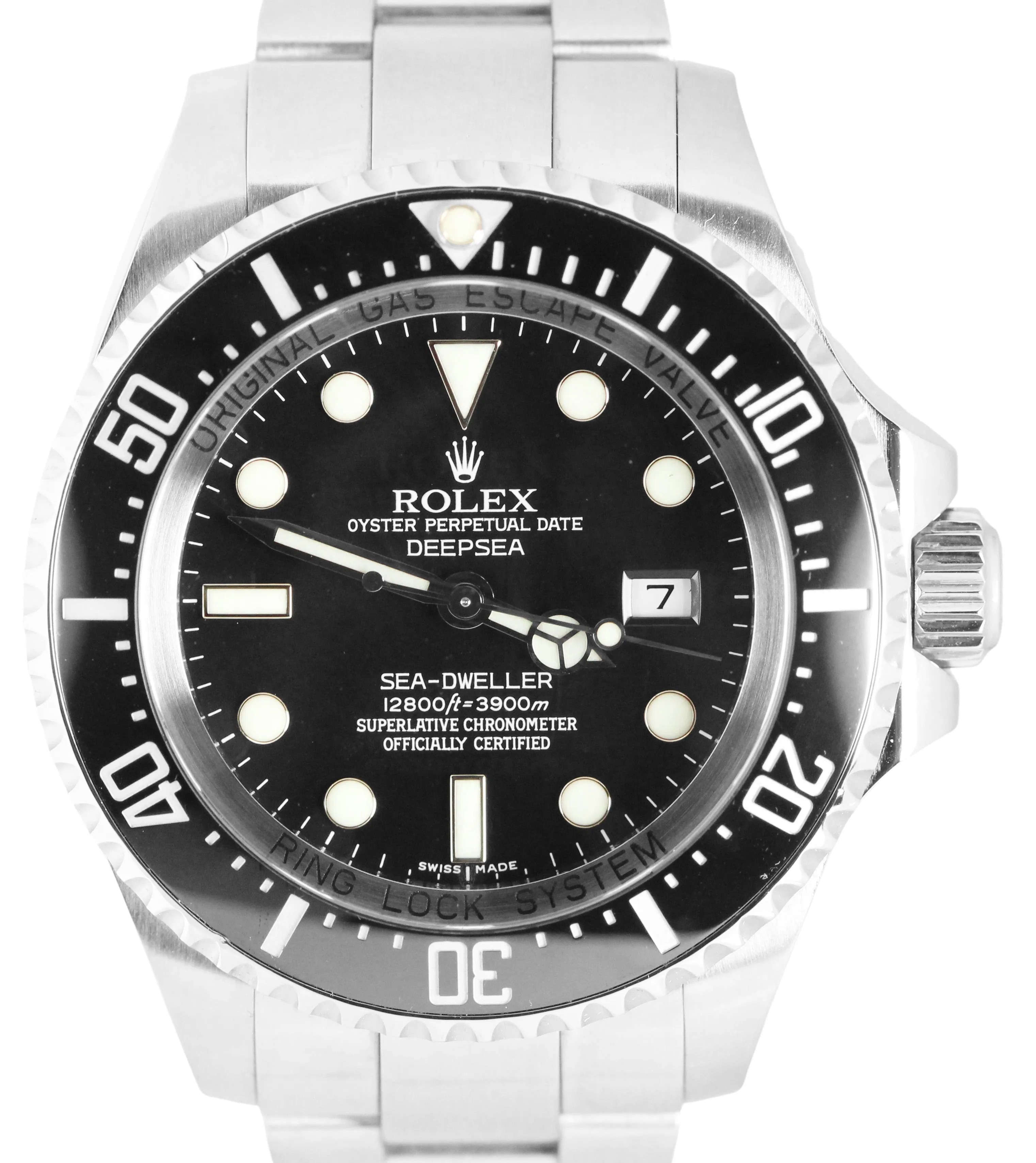 Rolex Sea-Dweller Deepsea Stainless Steel Black 44mm Ceramic Watch 116660 B P