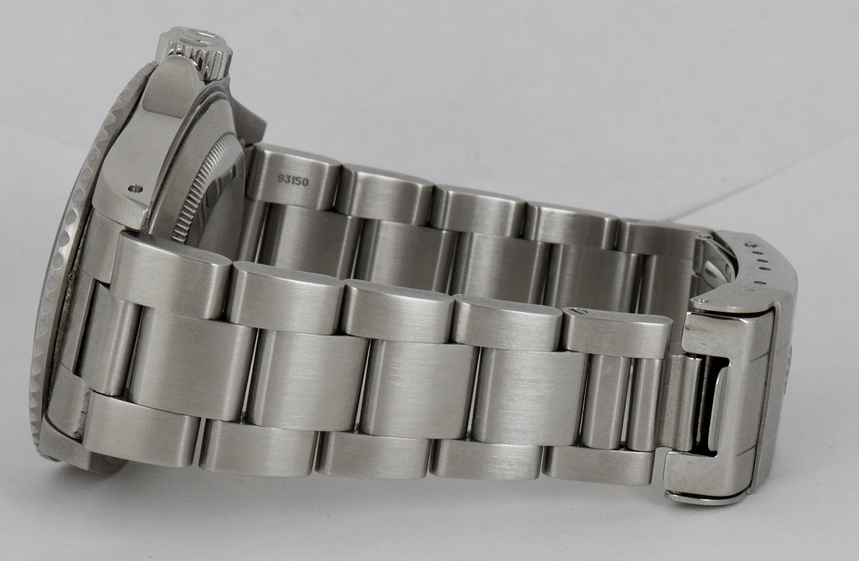 Rolex Submariner 4-Line No-Date 14060 ENGRAVED REHAUT Stainless Steel Z Black