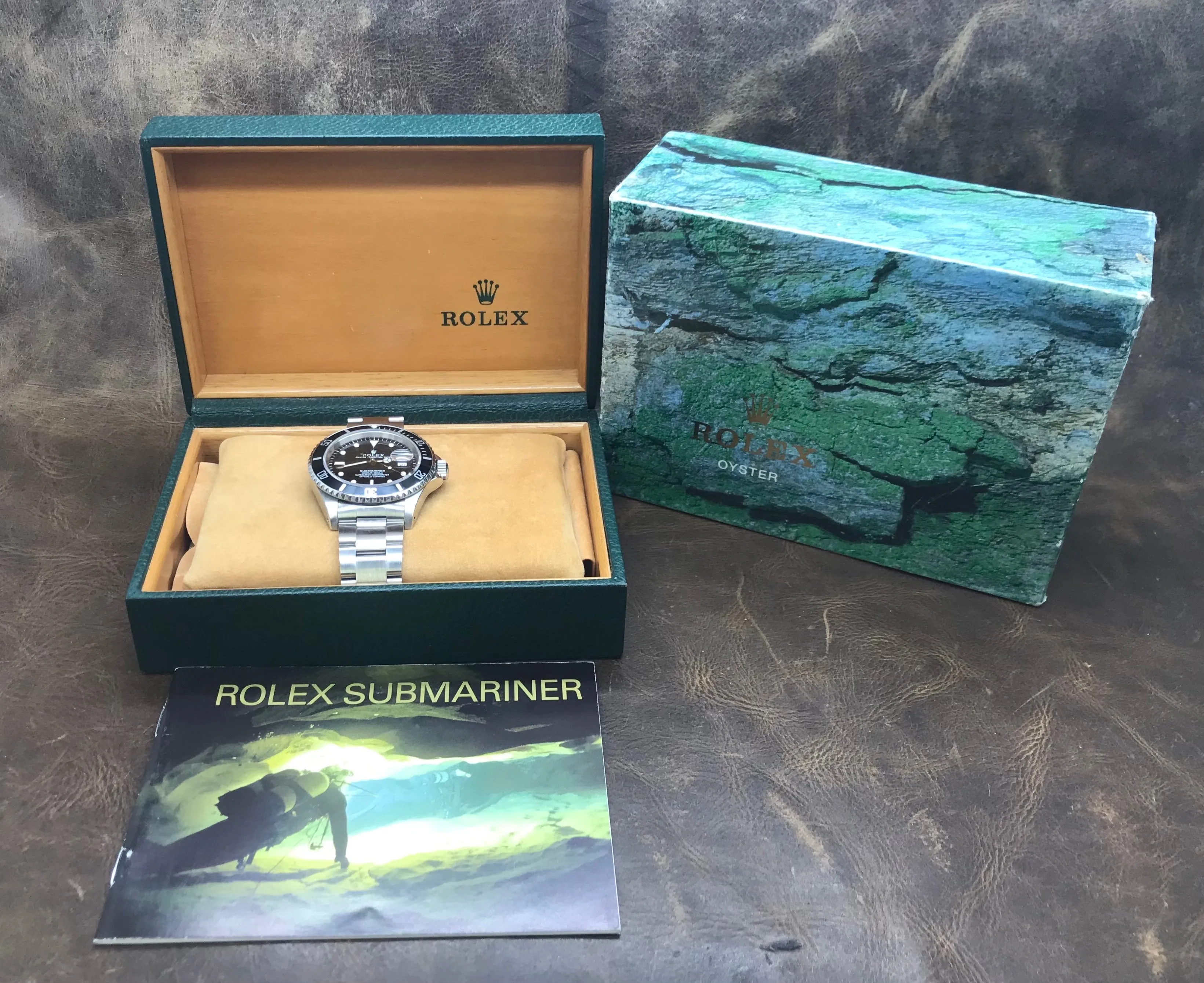 Rolex Submariner Date 16610 Black Dial Automatic Men's Watch