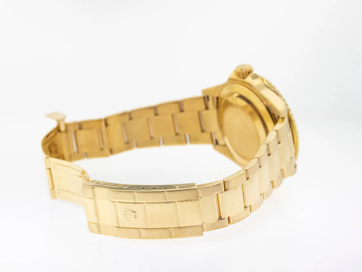 Rolex Submariner Date 40mm Yellow Gold Blue Dial & Blue Bezel 16618
