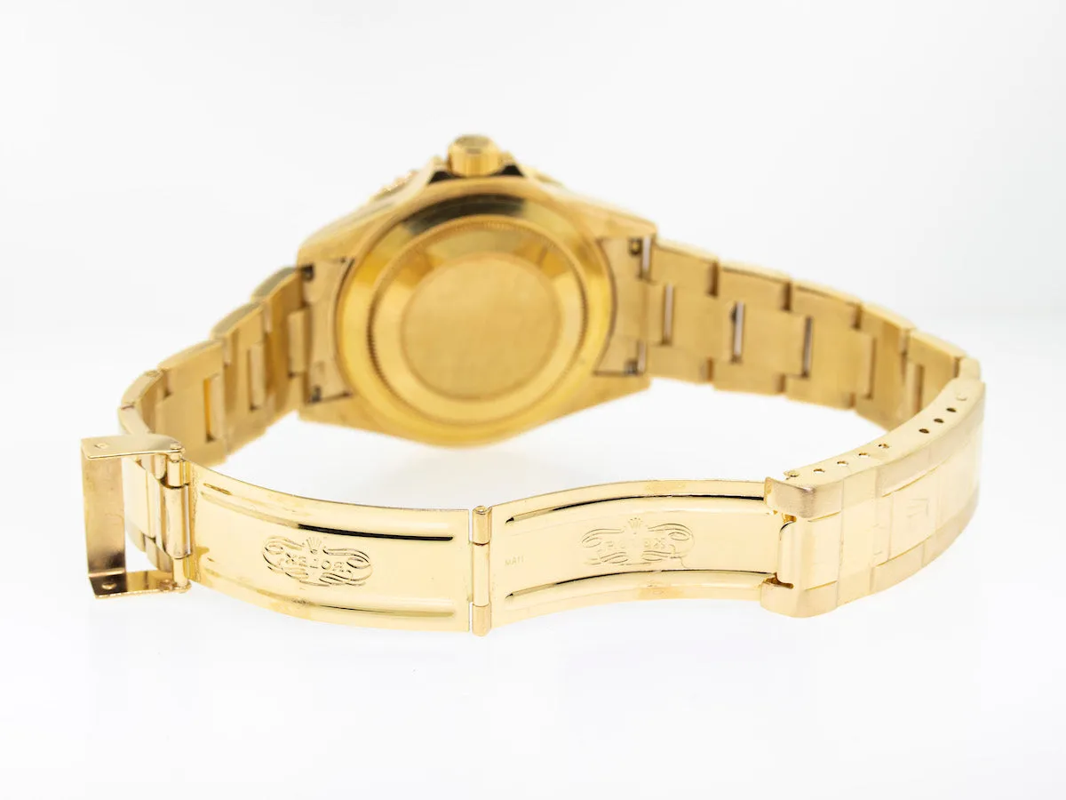 Rolex Submariner Date 40mm Yellow Gold Blue Dial & Blue Bezel 16618