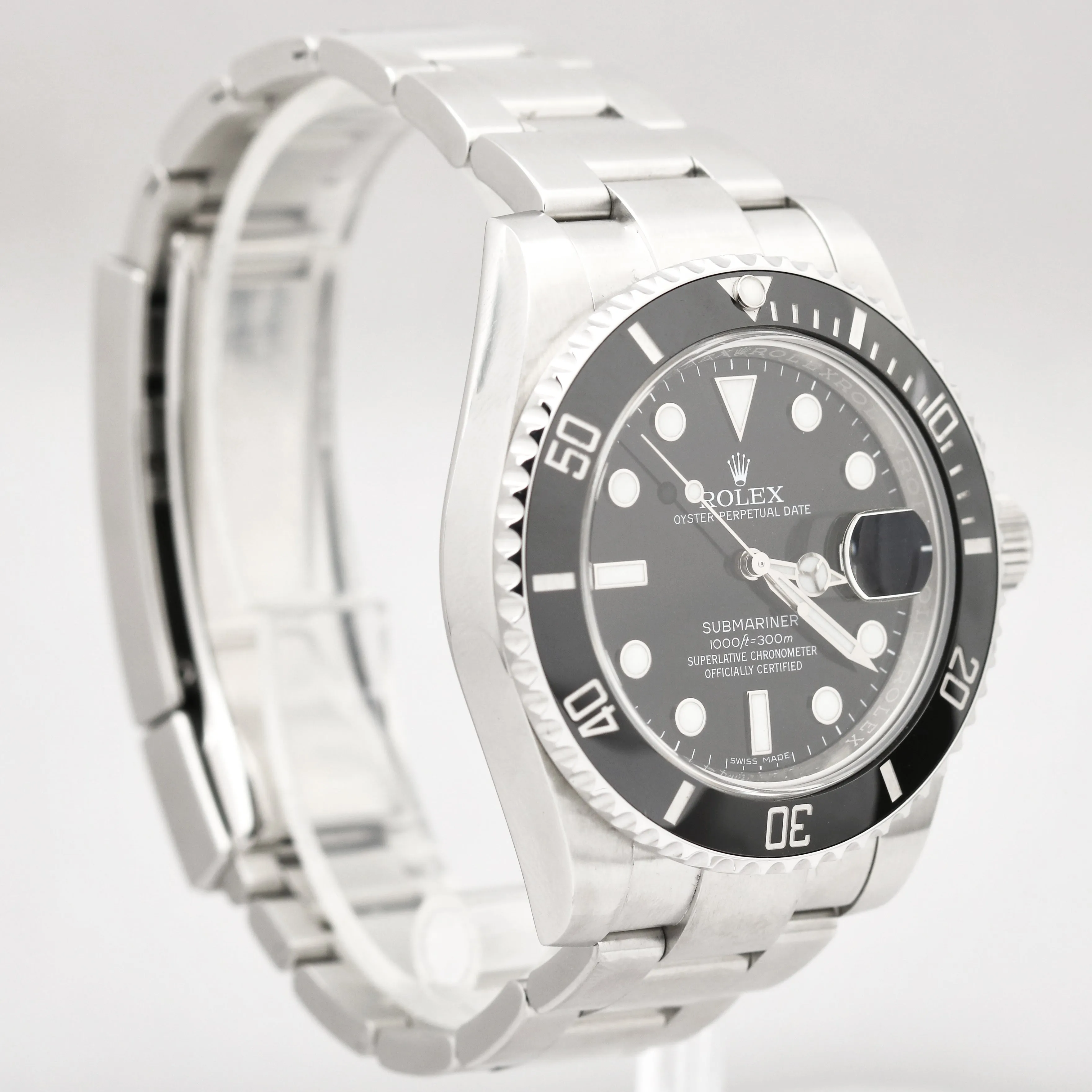 Rolex Submariner Date Black Ceramic 40mm Stainless Steel Oyster 116610 LN Watch