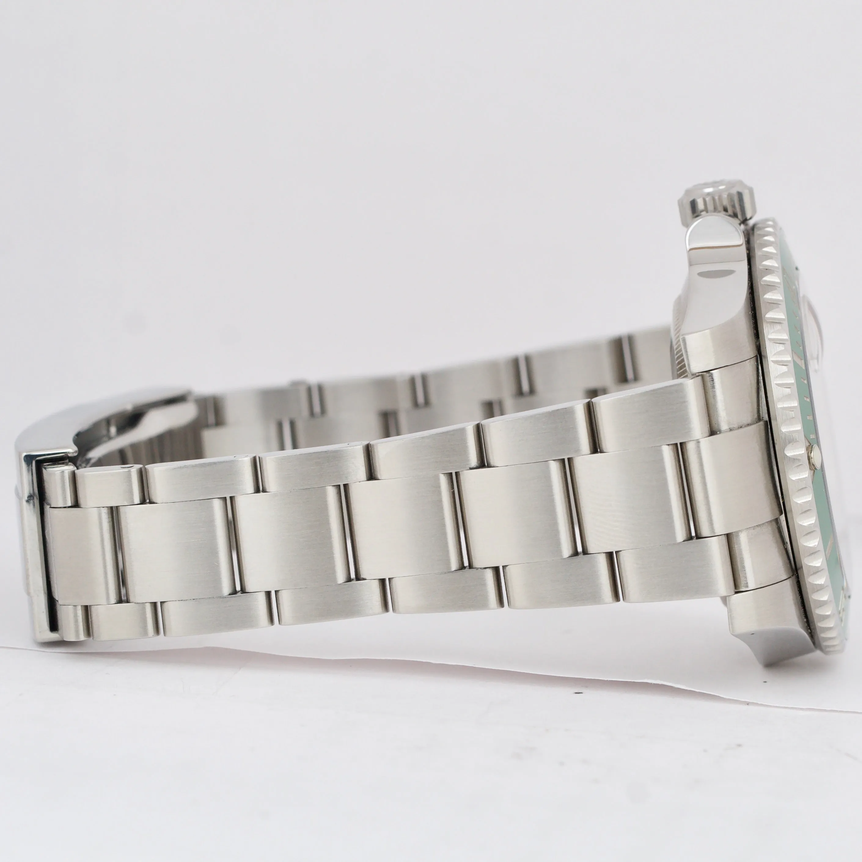 Rolex Submariner Date HULK Stainless Steel Green 40mm 116610 LV Watch CARD B P