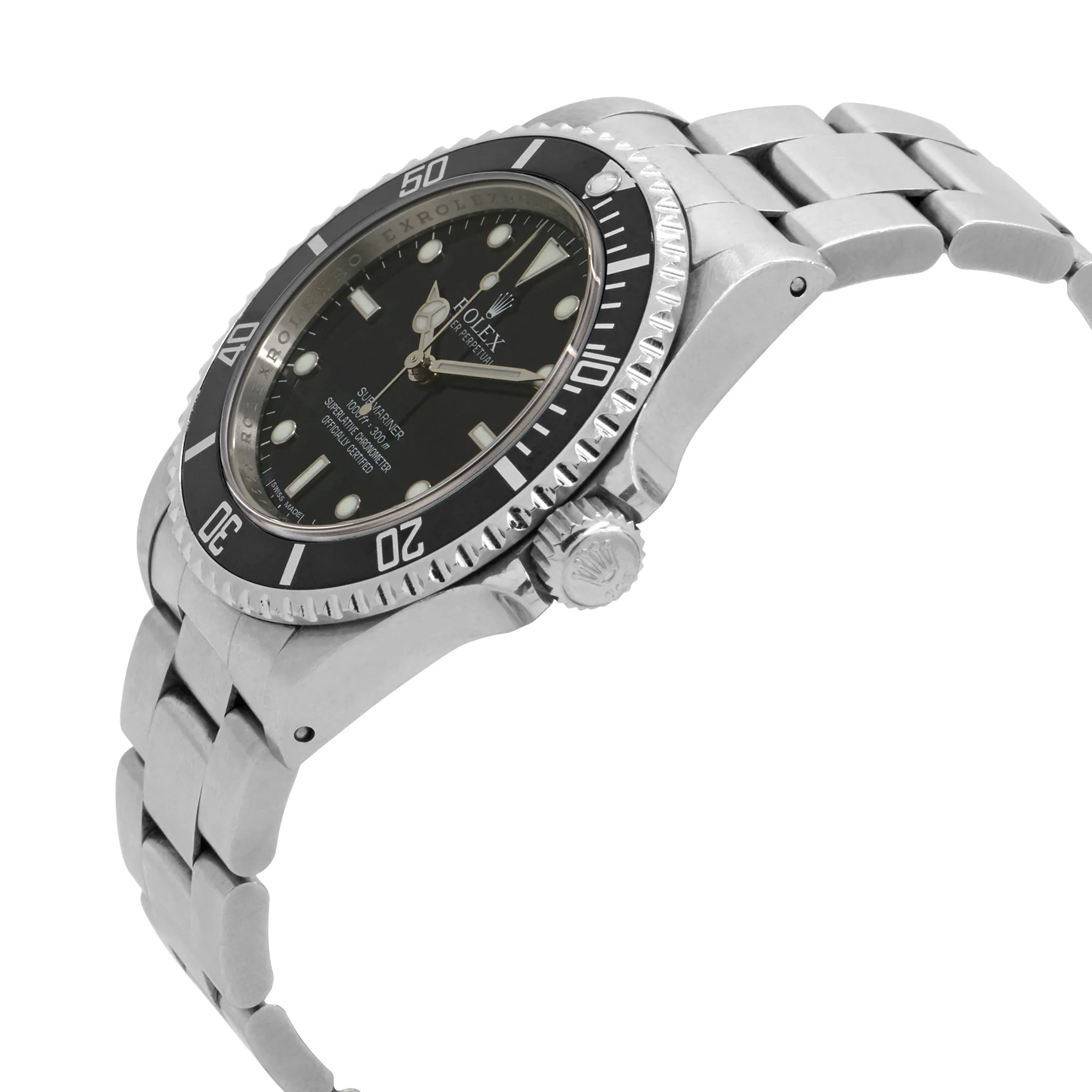 Rolex Submariner No Date 14060 Black Dial Automatic Men's Watch