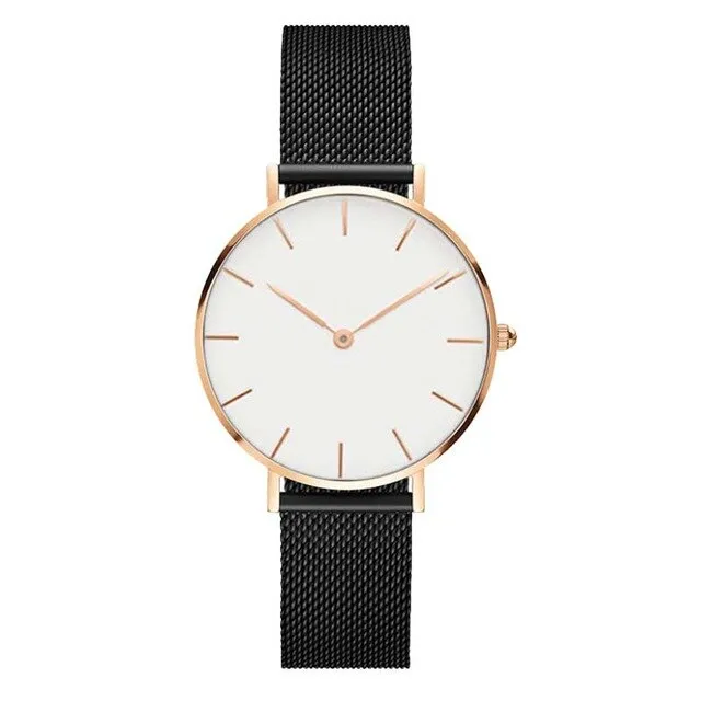 Rose Gold Mesh Watches