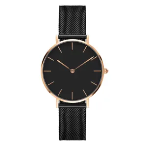 Rose Gold Mesh Watches
