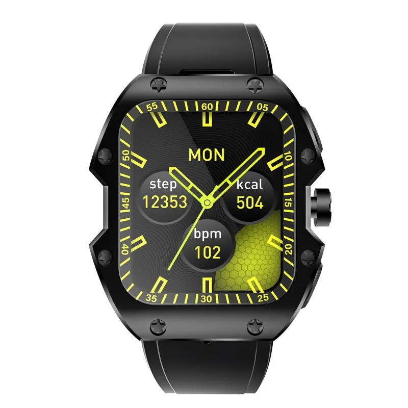 Rugged Outdoor Smart Watch with IP69K Bluetooth Calling Smart Watch