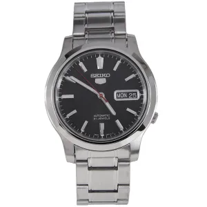 Seiko 5 Mechanical SNK795K1 SNK795 Black Dial Stainless Steel Watch