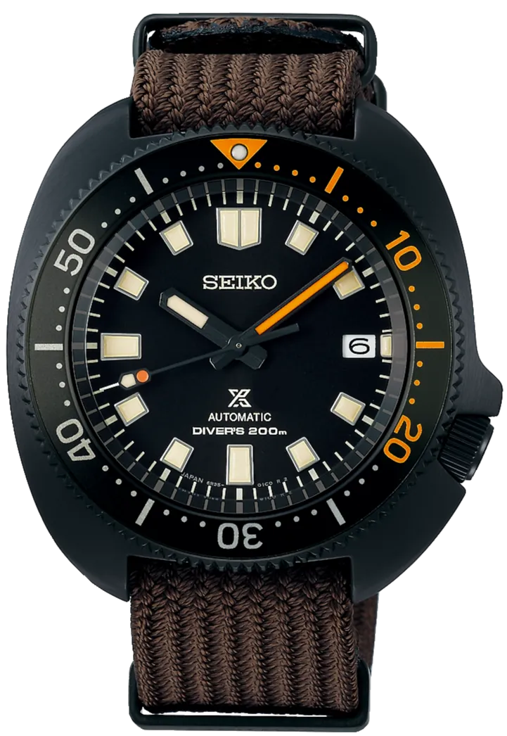 Seiko Prospex 2022 The Black Series Limited Edition 1970 Diver's Modern Re-interpretation Automatic 200M "Captain Willard" SPB257