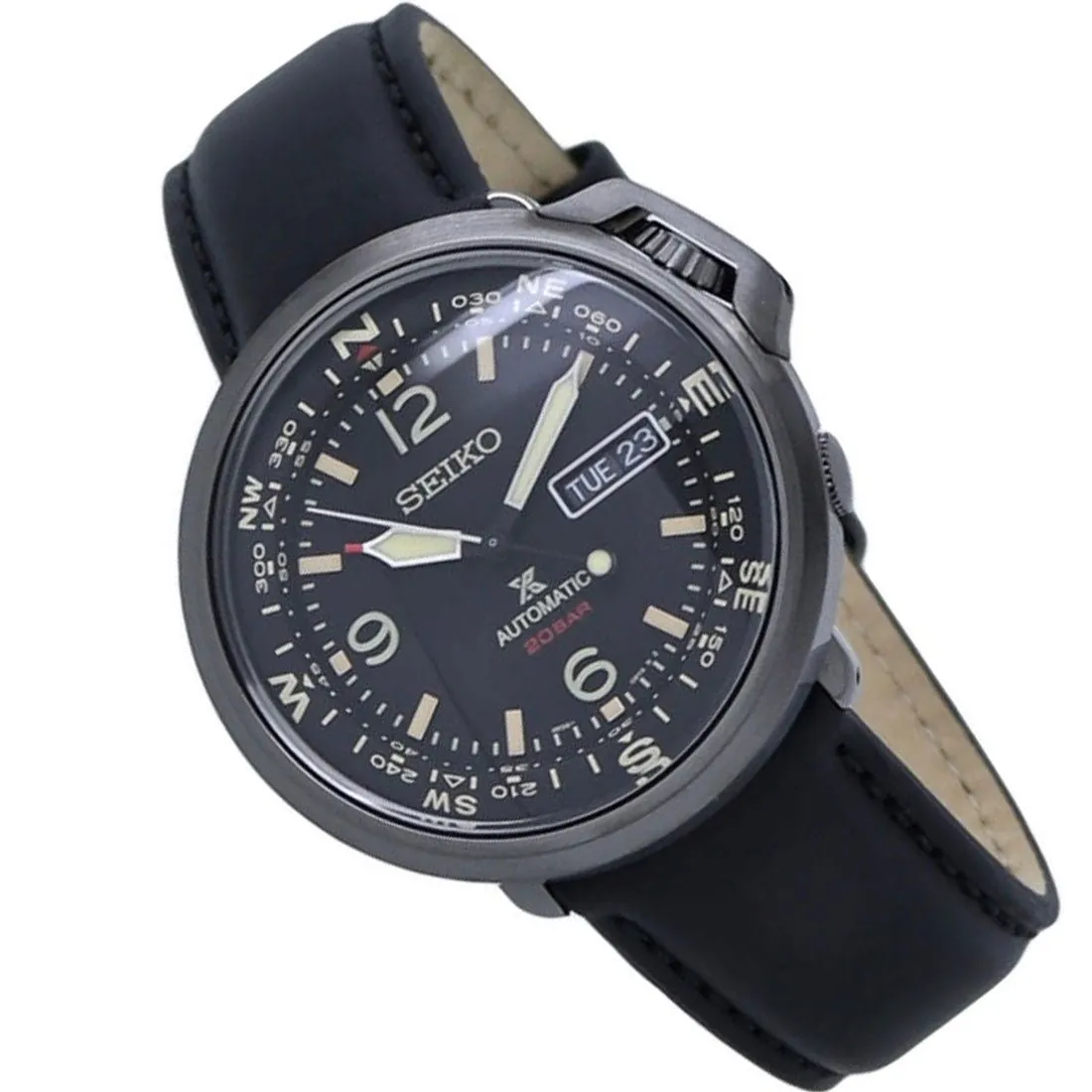 Seiko Prospex Compass SRPD35J1 SRPD35 SRPD35J Leather Watch