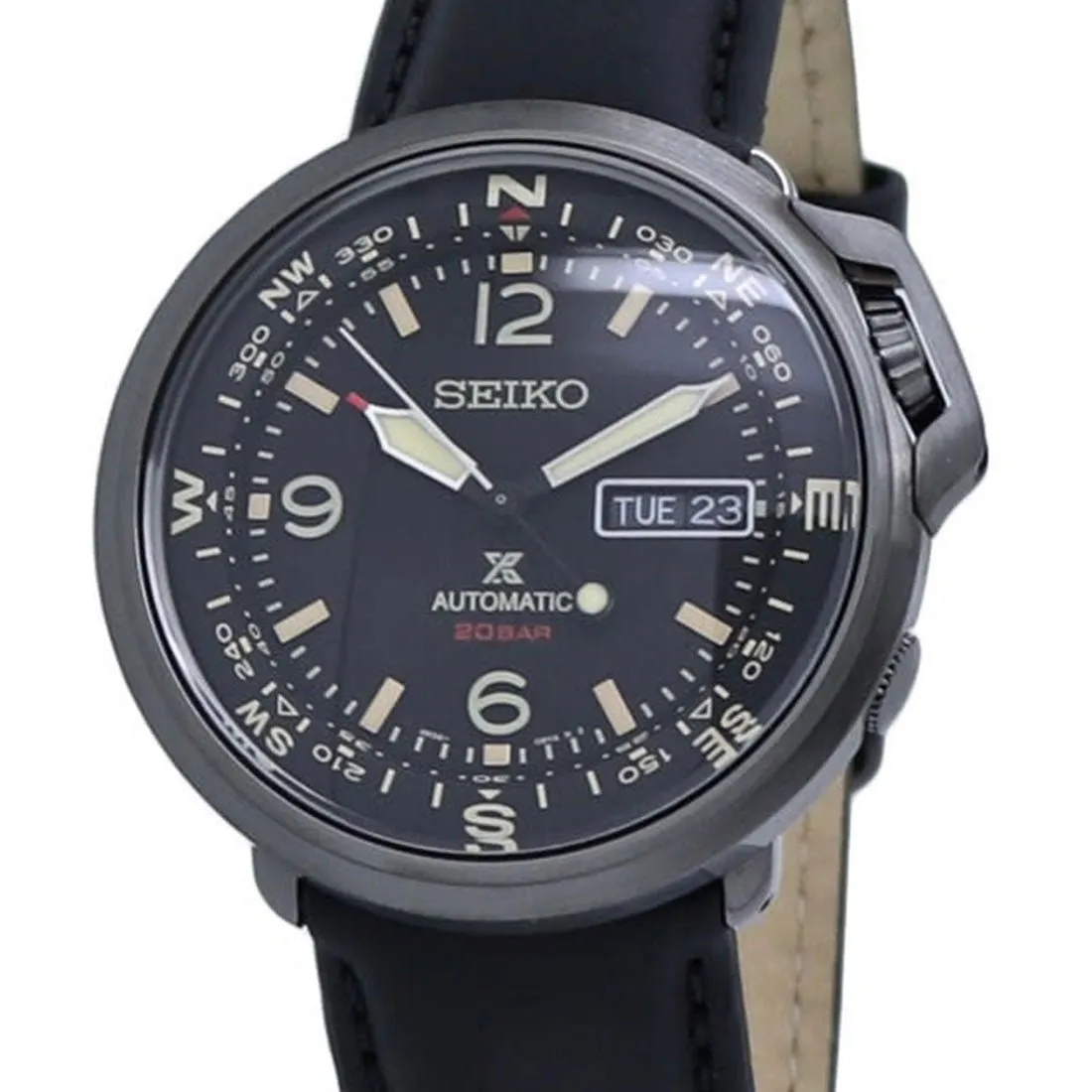 Seiko Prospex Compass SRPD35J1 SRPD35 SRPD35J Leather Watch