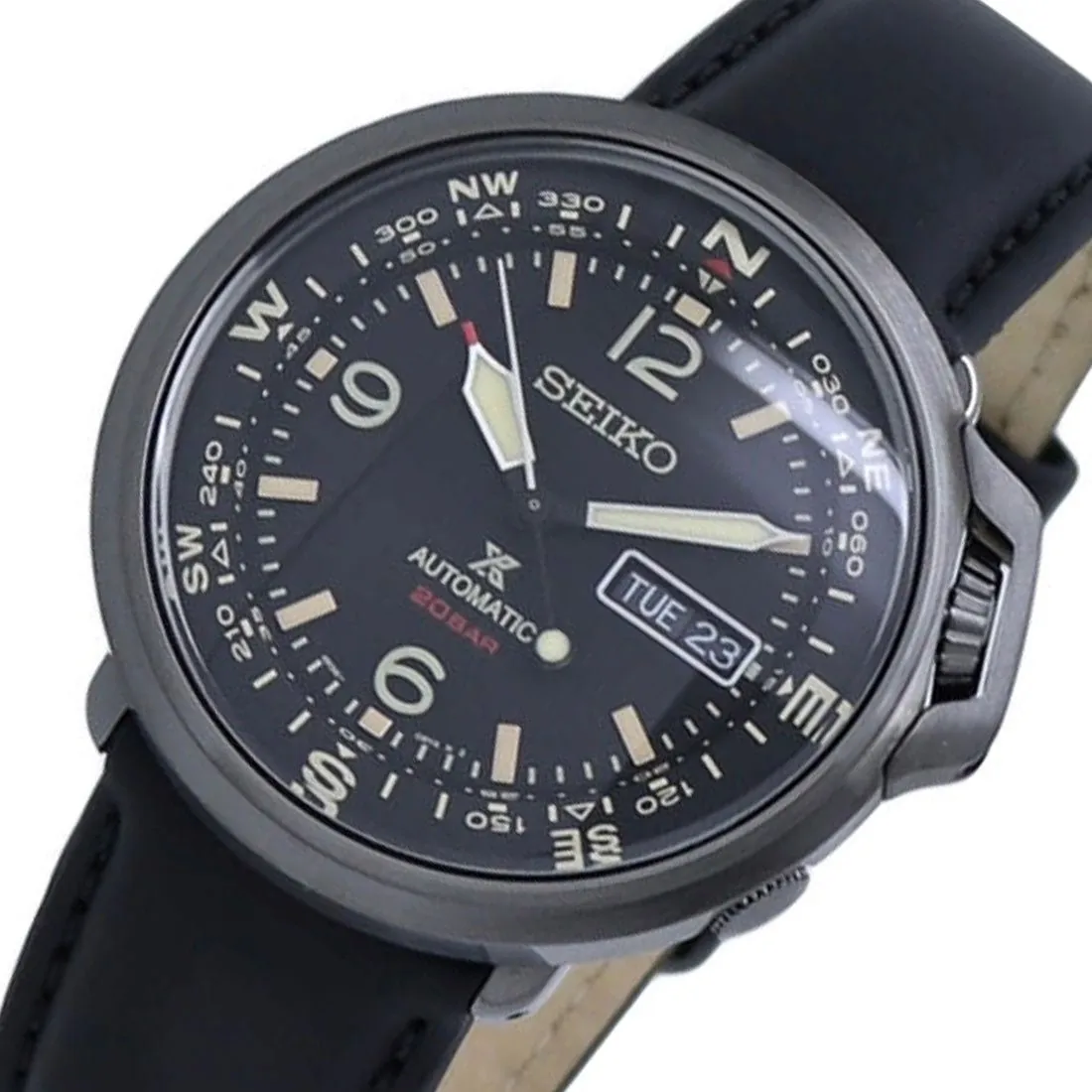 Seiko Prospex Compass SRPD35J1 SRPD35 SRPD35J Leather Watch