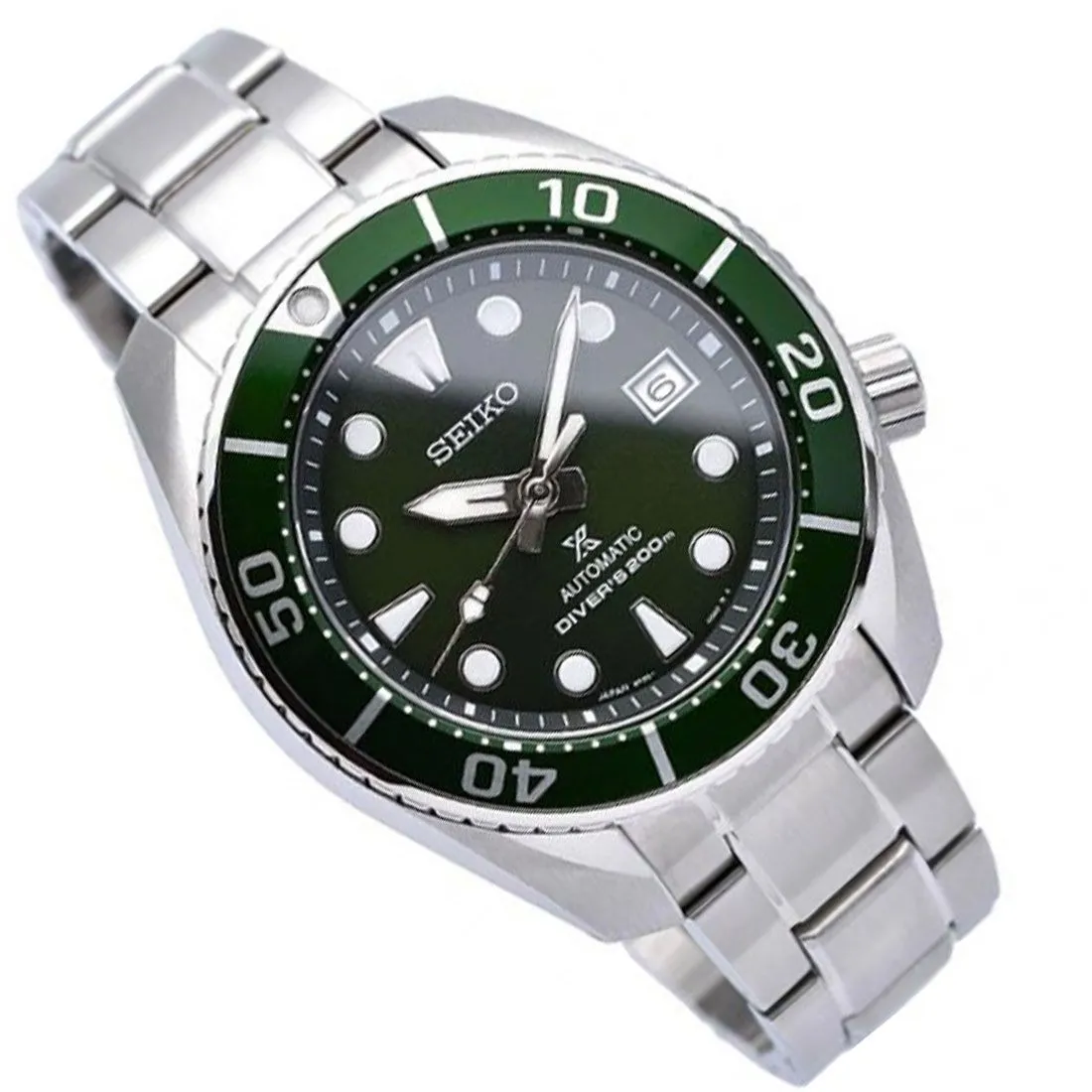Seiko Prospex Green SUMO 3rd Gen Divers Watch SPB103 SPB103J1