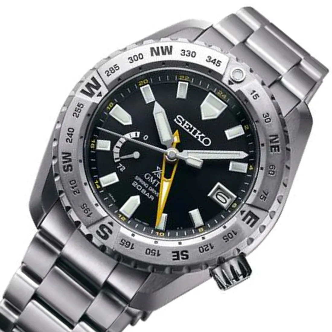 Seiko Prospex LX Line GMT Spring Drive Watch SNR025 SNR025J1