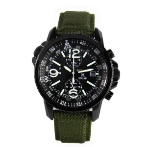 Seiko Prospex Military Solar Green Nylon Watch SSC295 SSC295P1