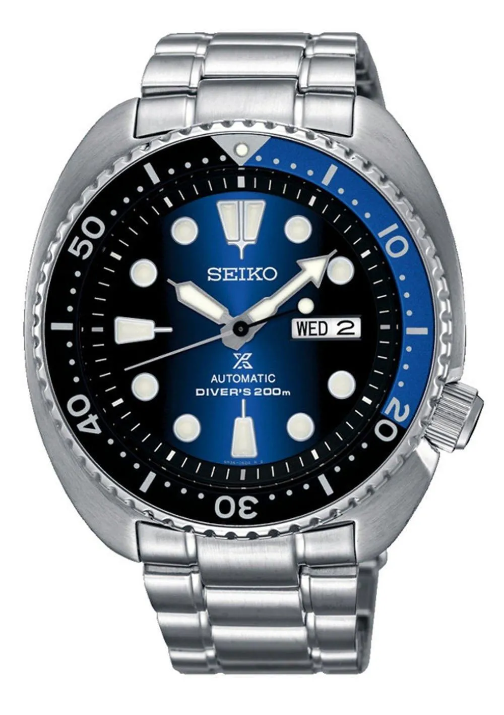 Seiko Prospex Turtle Diver's 200M Automatic Blue Sunburst Dial Men's Watch SRPC25K1