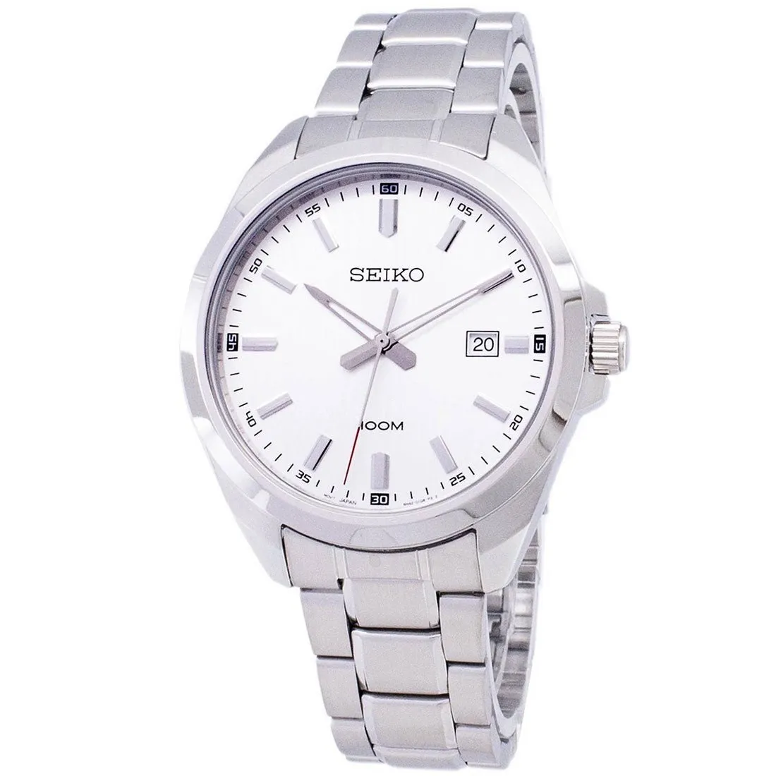 Seiko Quartz SUR273P1 SUR273 SUR273P Classic Stainless Steel Watch