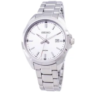 Seiko Quartz SUR273P1 SUR273 SUR273P Classic Stainless Steel Watch