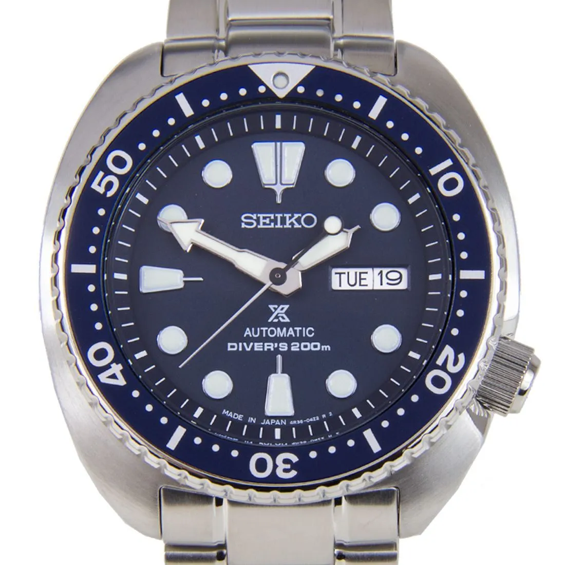 Seiko Turtle Prospex SRP773J1 SRP773 SRP773J Blue Dial Japan Mechanical Dive Watch