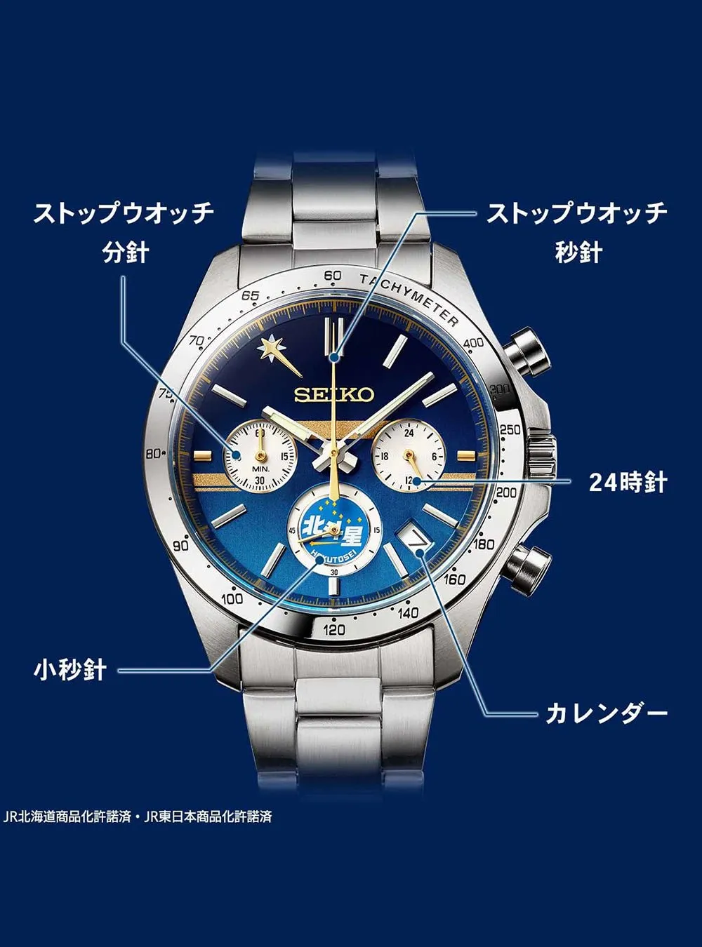 SEIKO WATCH JR HOKKAIDO HOKUTOSEI 35TH ANNIVERSARY DD51 MADE IN JAPAN LIMITED EDITION
