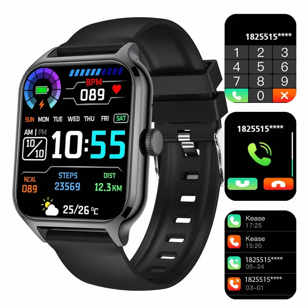 SENBONO New Women Smartwatch Bluetooth Call Heart Rate Blood Oxygen Tracker Sport Smart Watch Women Men for IOS Androird Xiaomi