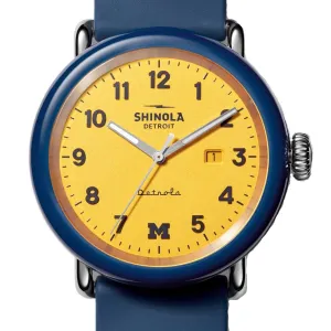 Shinola 43MM Detrola Wolverine Maize Dial Watch S0120161968