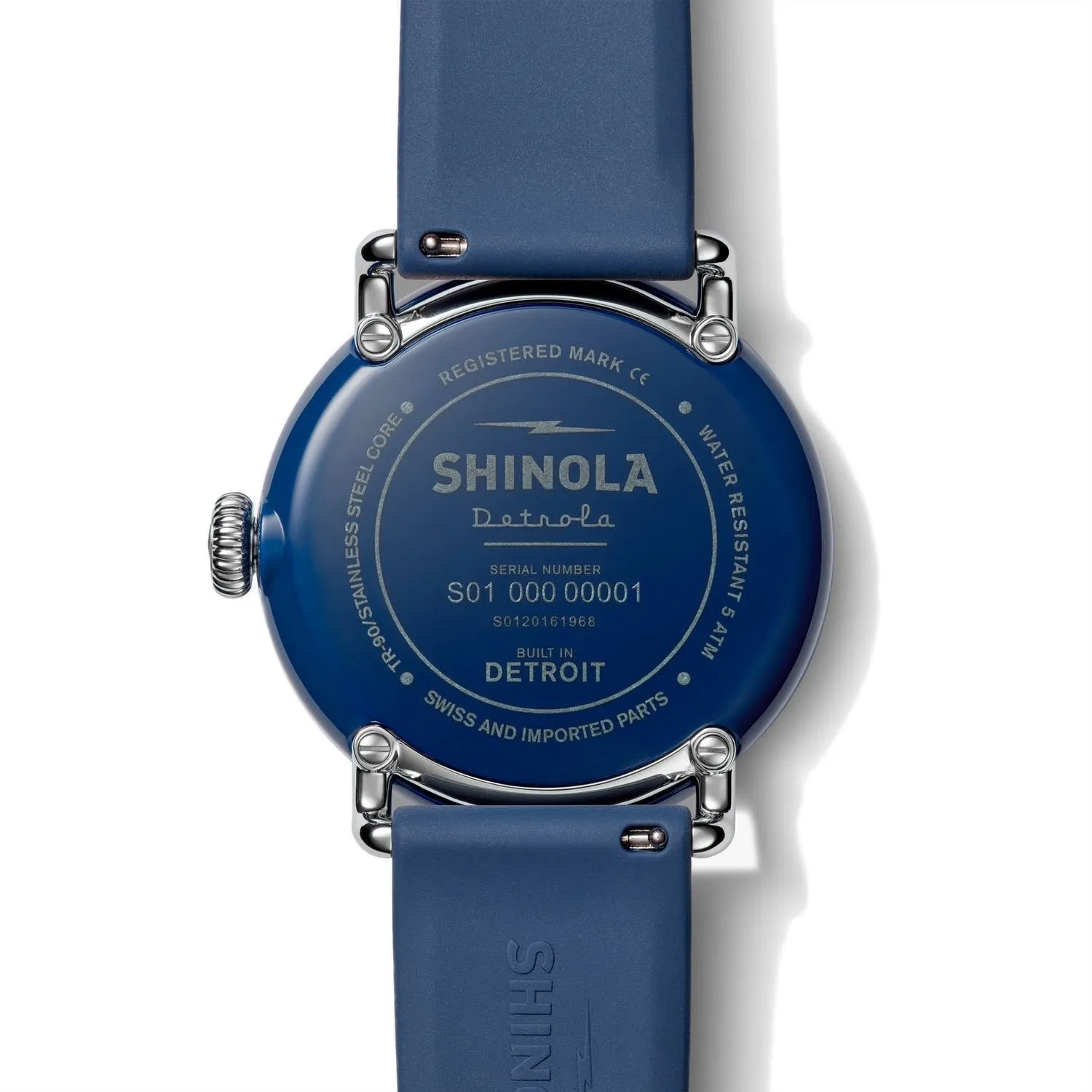Shinola 43MM Detrola Wolverine Maize Dial Watch S0120161968