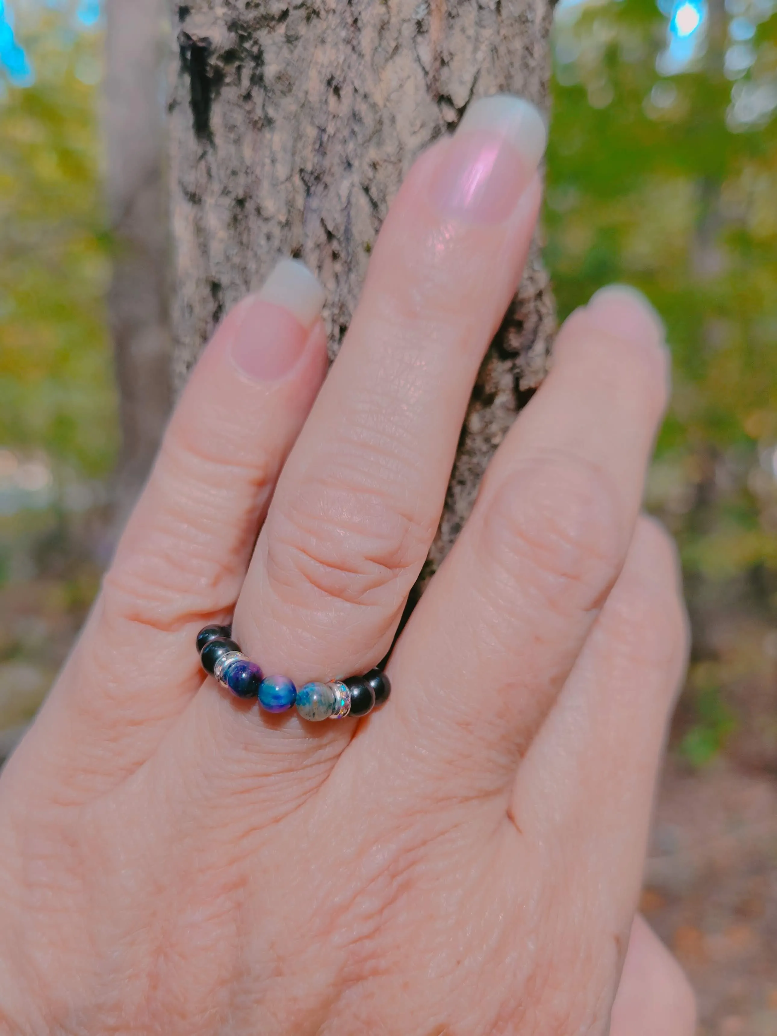 Shungite Power Rings for Jewelry, Smart Watches, Oculus and Smart Rings