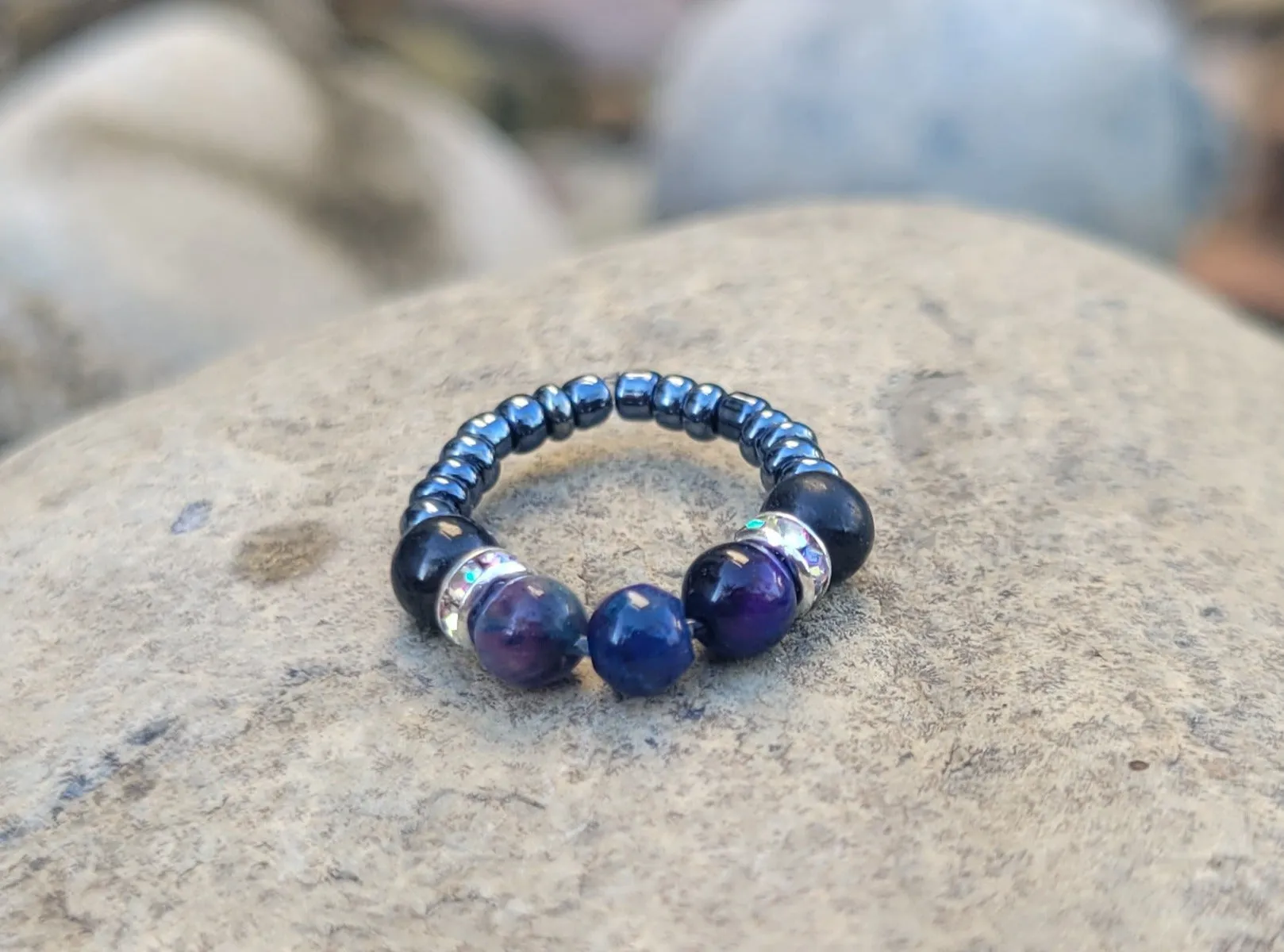Shungite Power Rings for Jewelry, Smart Watches, Oculus and Smart Rings